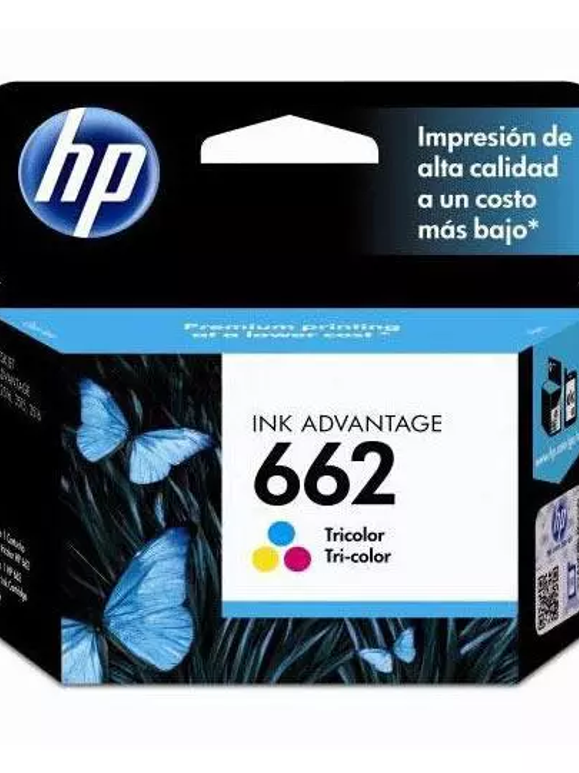 Cartucho de tinta tricolor HP 662 1