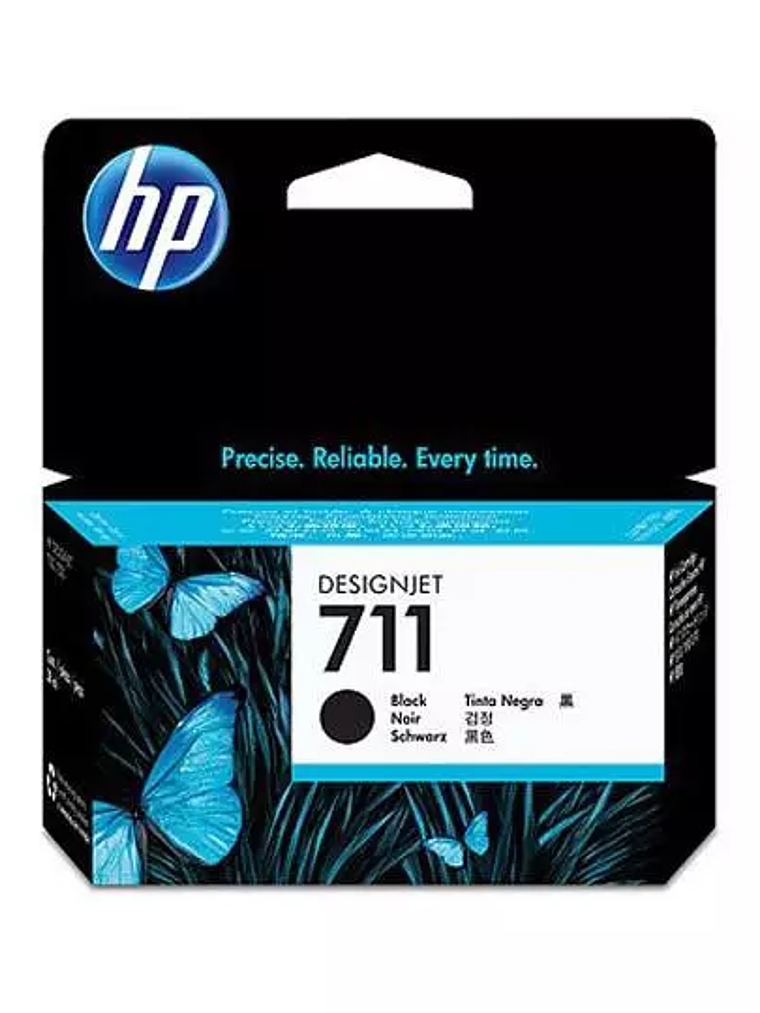 Cartucho de tinta HP 711 de 38 ml negro 1