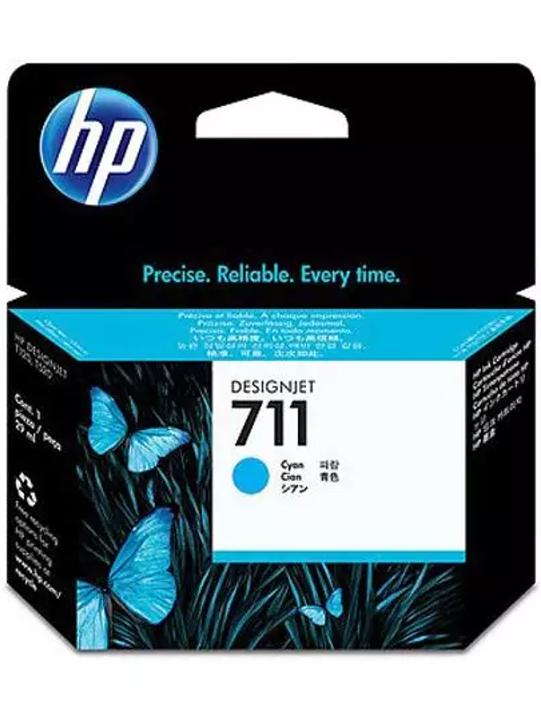 Cartucho de tinta HP 711 de 29 ml cian U 1