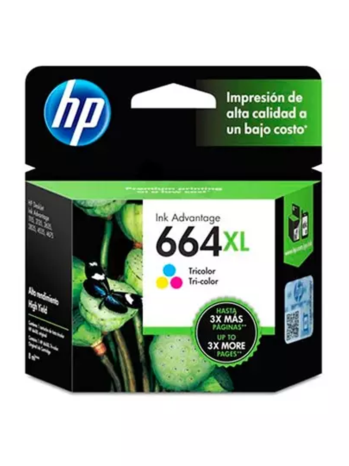 Cartucho de tinta tricolor HP 664xl 1