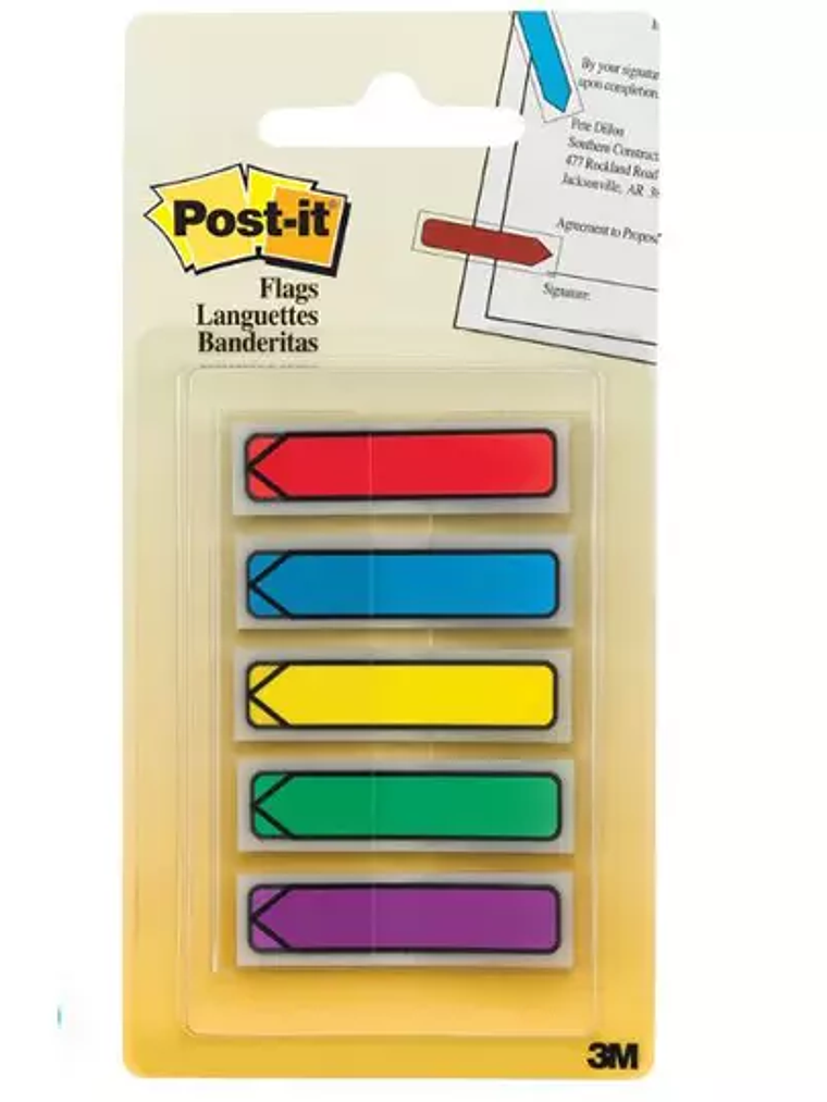BANDERITAS ADHESIVAS FLECHA POST-IT PRIM 1