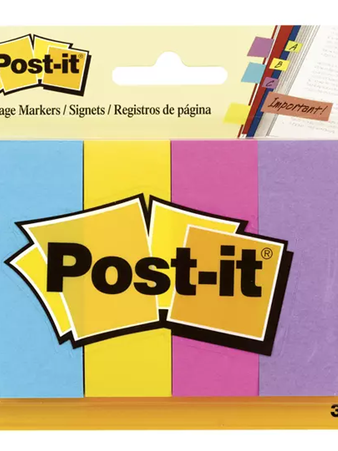 Señaladores Post-it 4 colores ultra 1