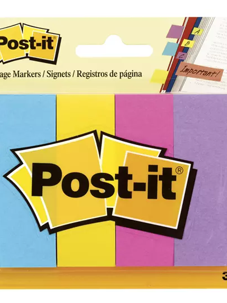 Señaladores Post-it 4 colores ultra 1