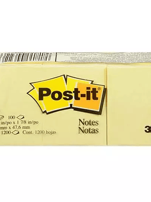 Notas adhesivas Mod. 653 Post-it amarill