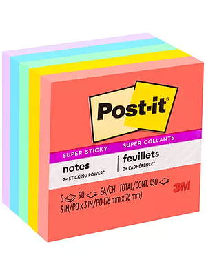 Notas adhesivas Mod. 654-5ssan Post-it M