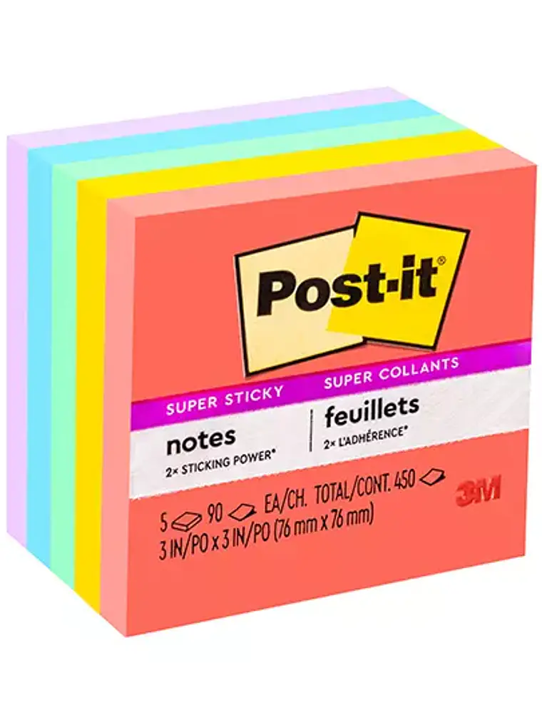 Notas adhesivas Mod. 654-5ssan Post-it M 1