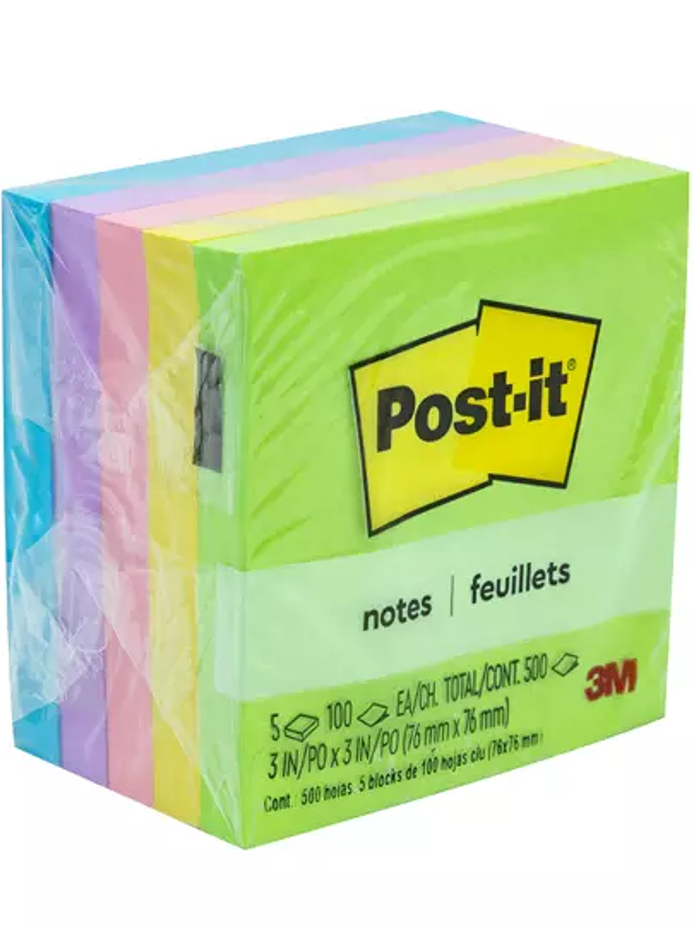 Notas adhesivas Mod. 654-5uc Post-it Jai 1