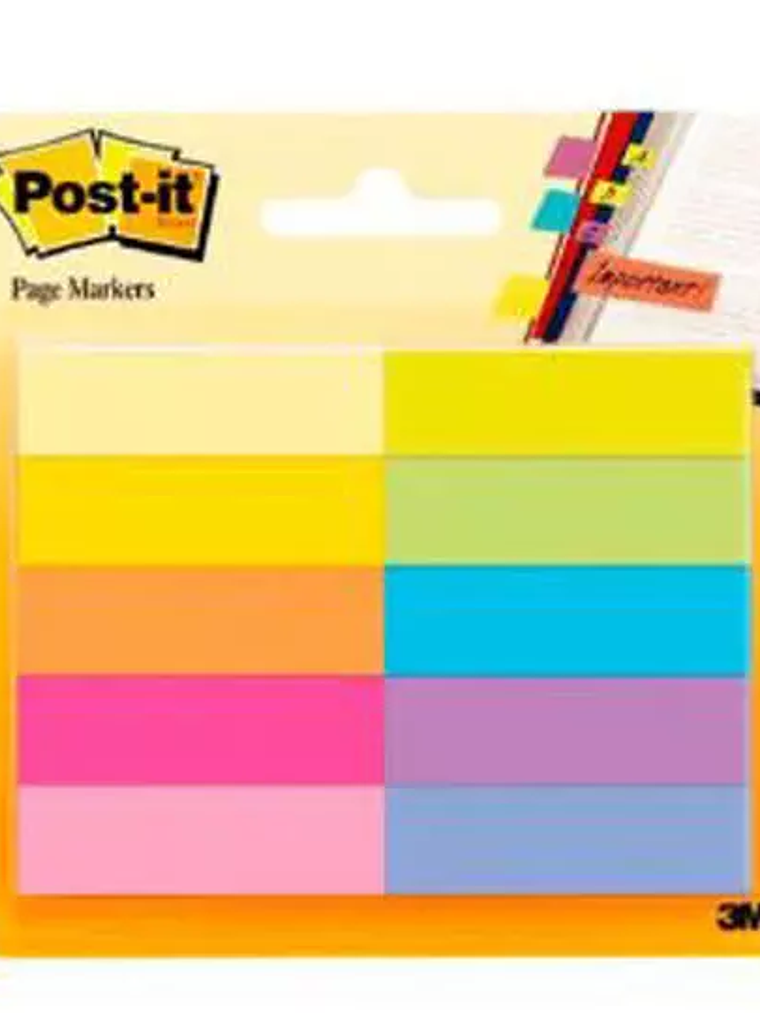 Señaladores Mod 670-10ab Post-it 10 colo 1