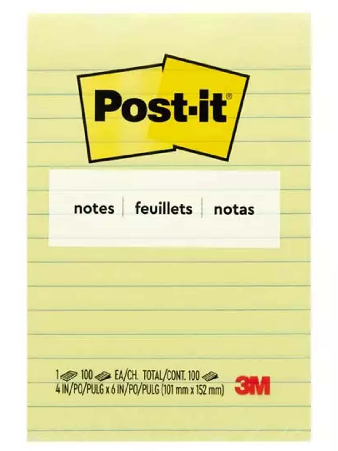 Notas adhesivas Mod. 660 Post-it amarill 1