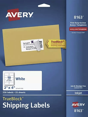 Etiqueta tecnología inkjet AVERY color b