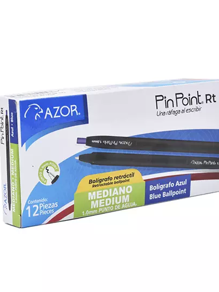 Bolígrafo mediano retráctil Pin Point 1. 1