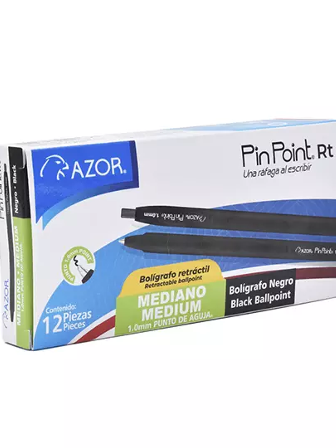 Bolígrafo mediano retráctil Pin Point 1. 1