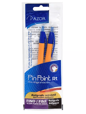LM-Bolígrafo fino retráctil Pin Point 0.