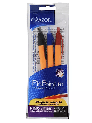 Bolígrafo fino retráctil Pin Point 0.7 m