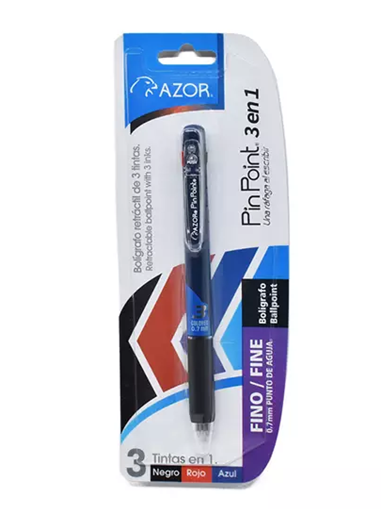 LM-Bolígrafo fino retráctil Pin Point 0. 1