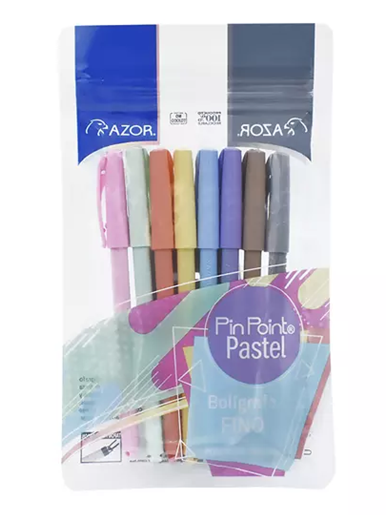 Bolígrafo fino Pin Point 0.7 mm colores 1