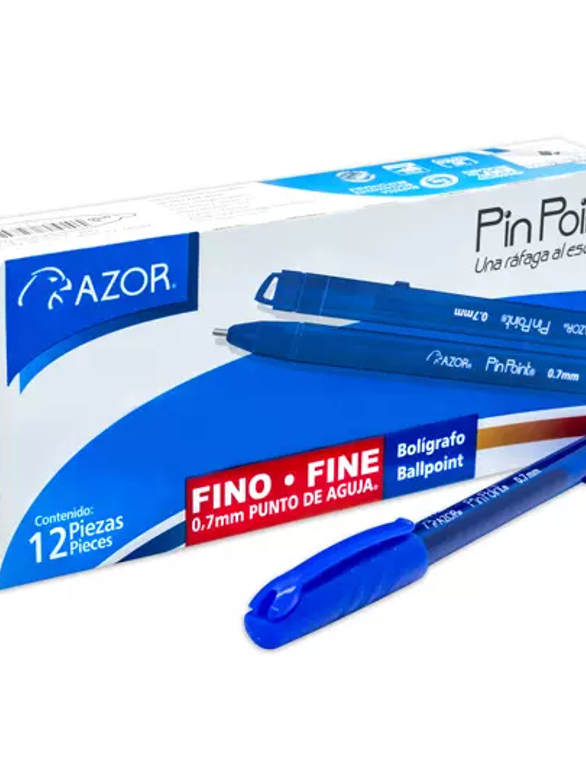 Bolígrafo fino Pin Point 0.7 mm color az 1