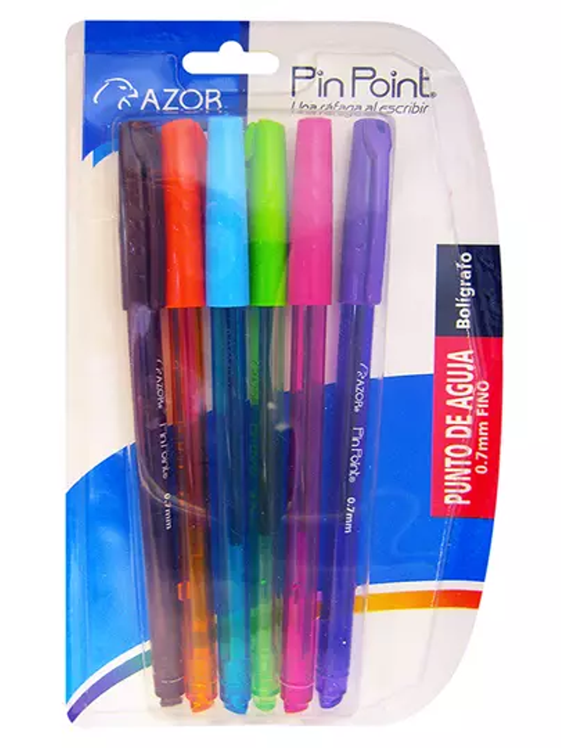 Bolígrafo fino Pin Point 0.7 mm colores 1