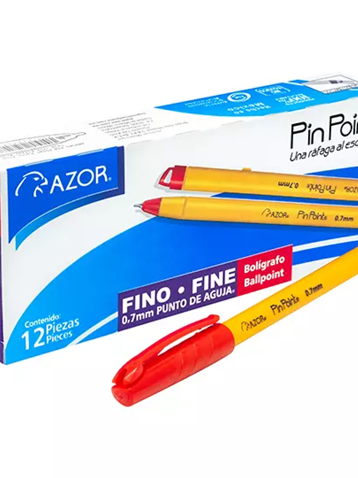 Bolígrafo fino Pin Point 0.7 mm color ro 1