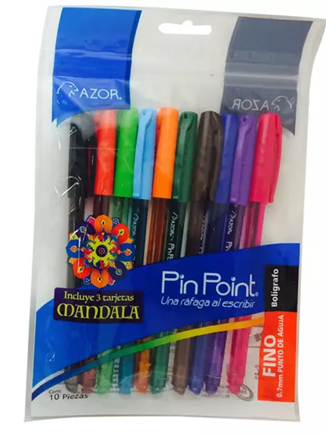 Bolígrafo fino Pin Point 0.7 mm colores 1