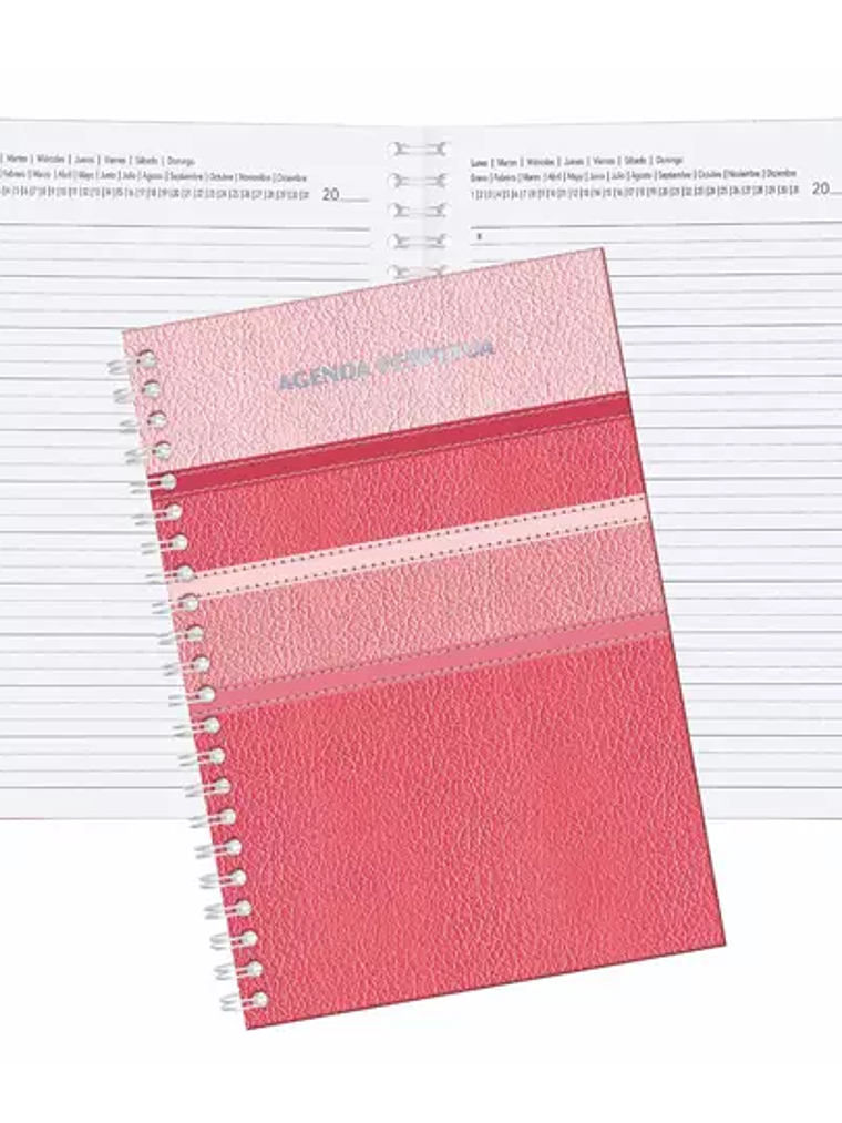 Agenda perpetua Pinos Altos color rosa p 1