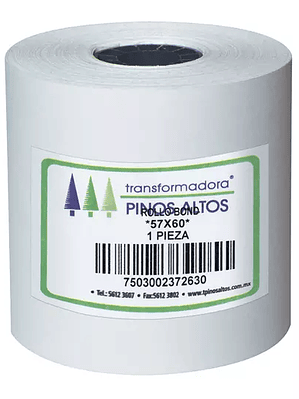Rollo de papel bond Pinos Altos 57 x 60