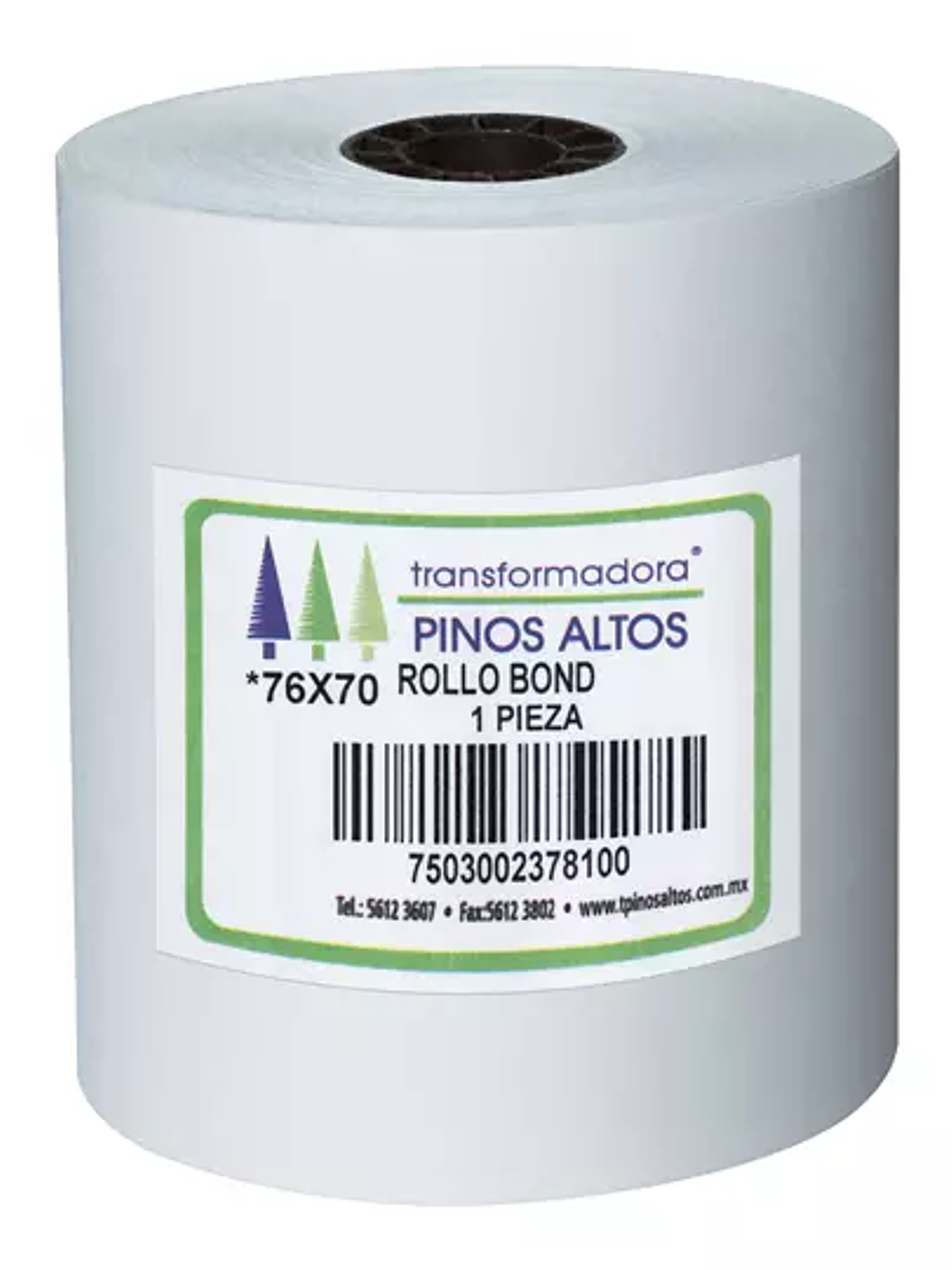 Rollo de papel bond Pinos Altos 76 x 70 1