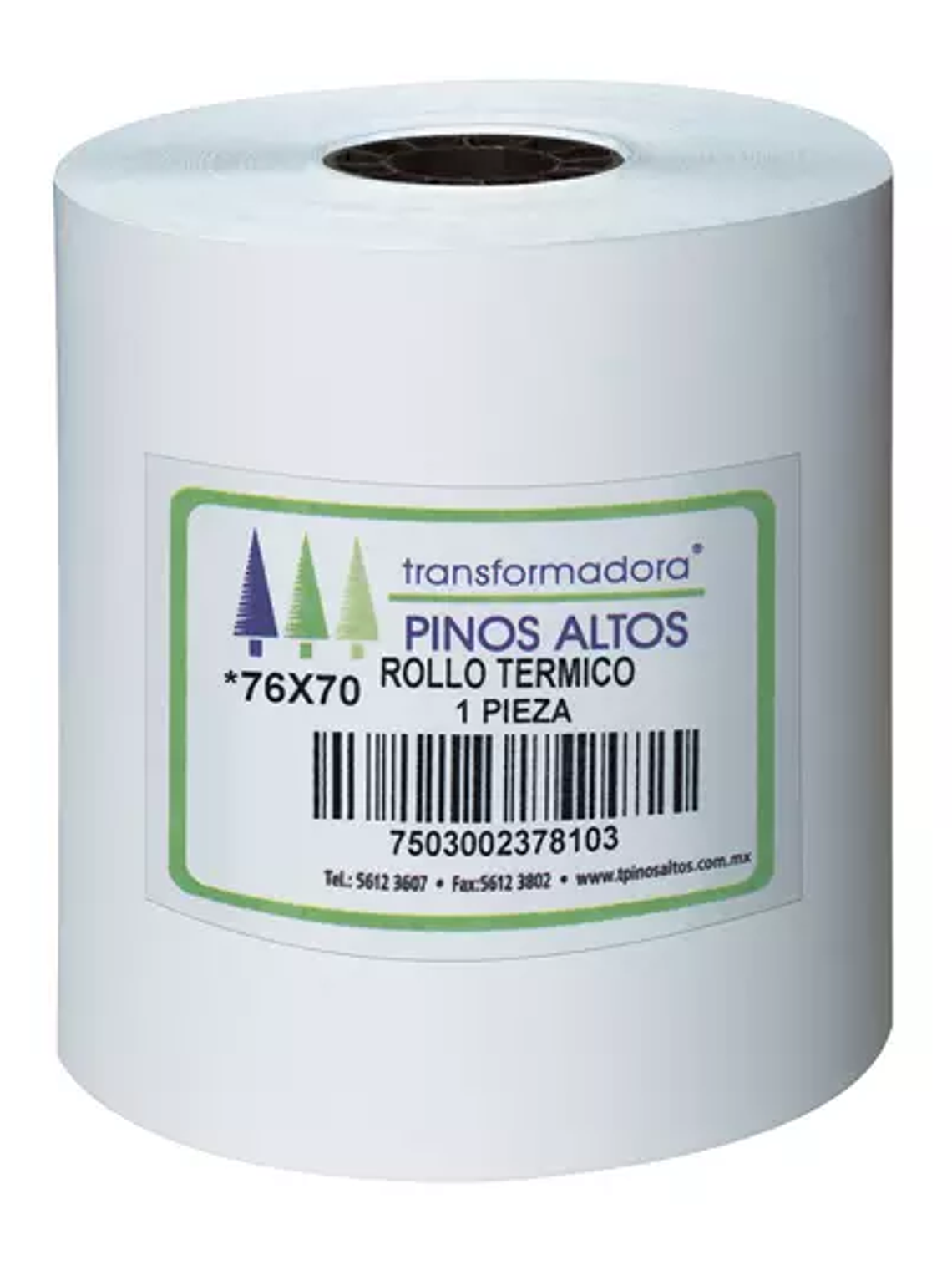 Rollo de papel térmico Pinos Altos 76 x 1