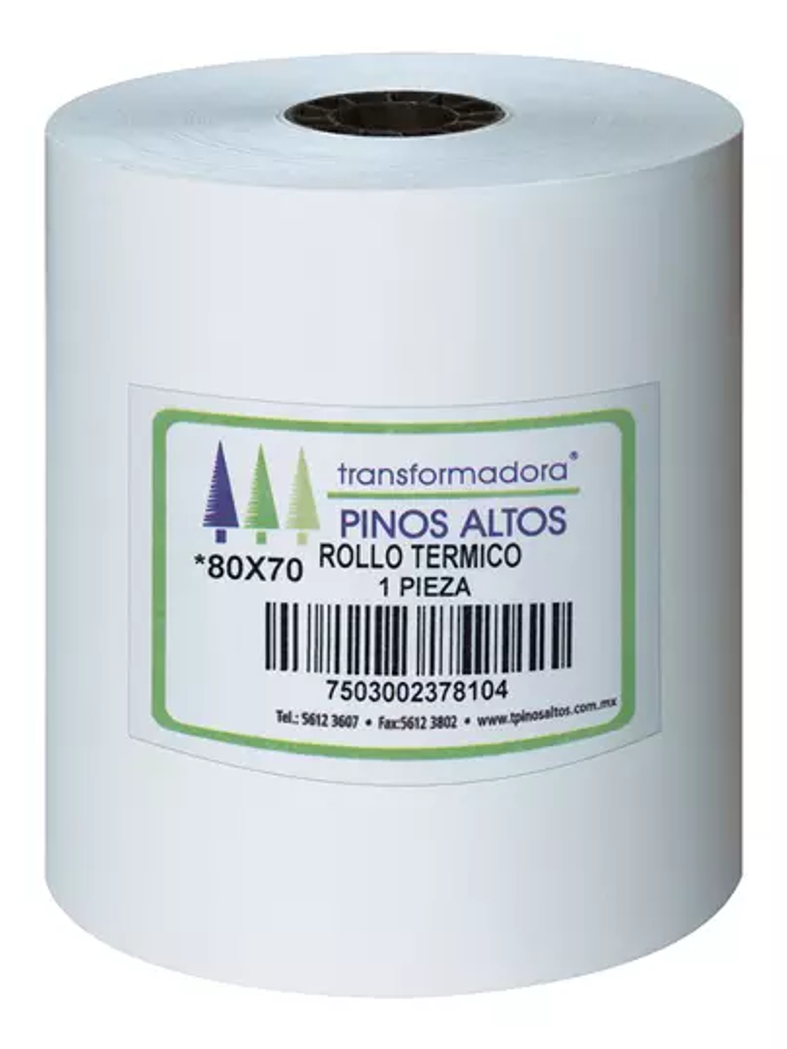 Rollo de papel térmico Pinos Altos 80 x 1
