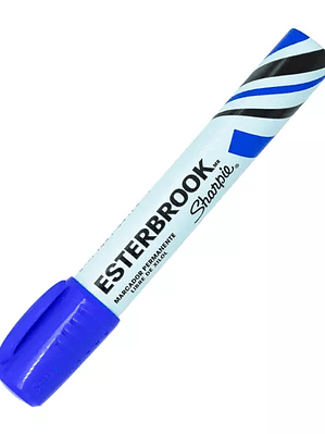 Marcador permanente Esterbrook color azu