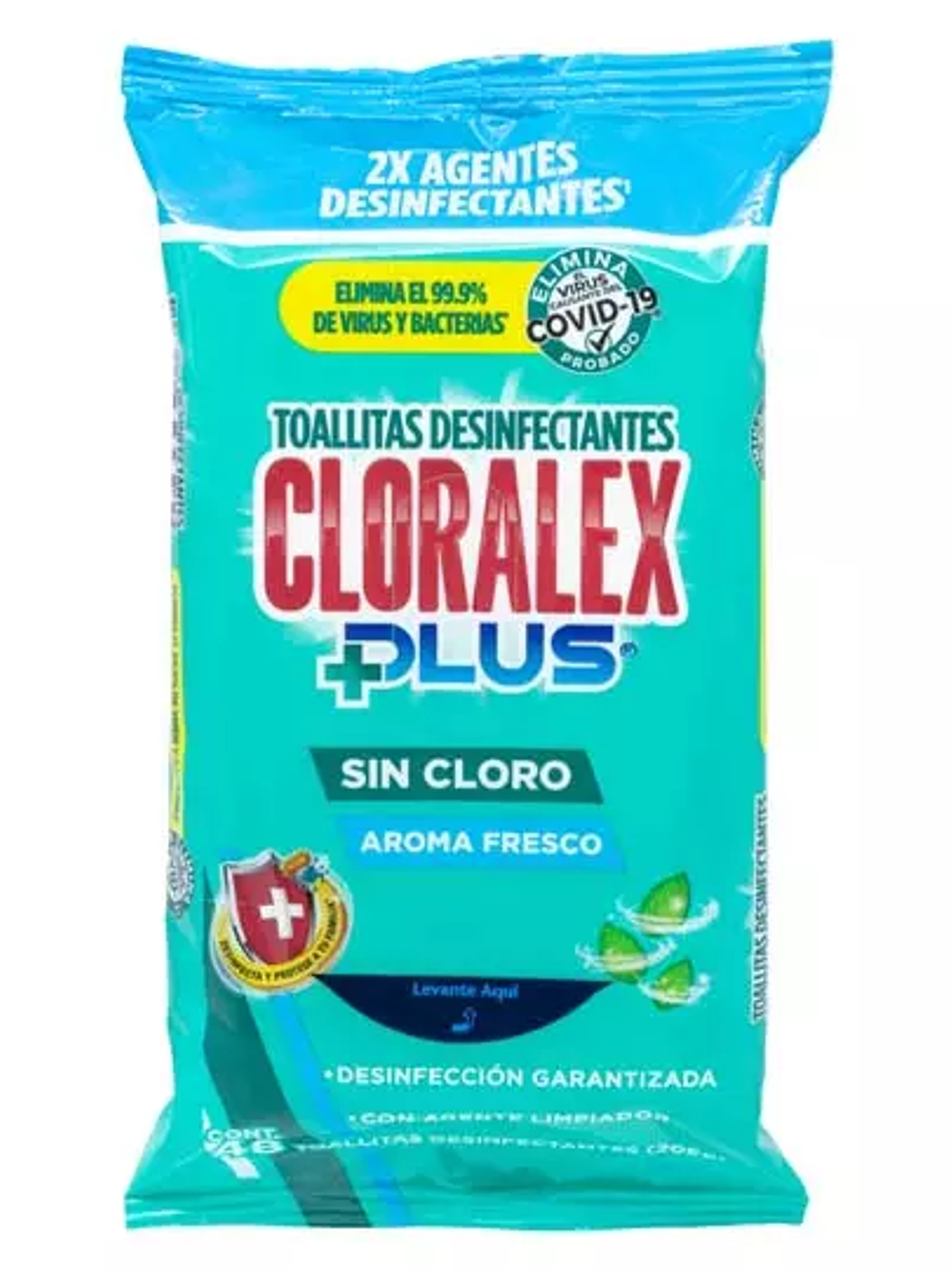 Toallas Cloralex desinfectantes c/48. 1