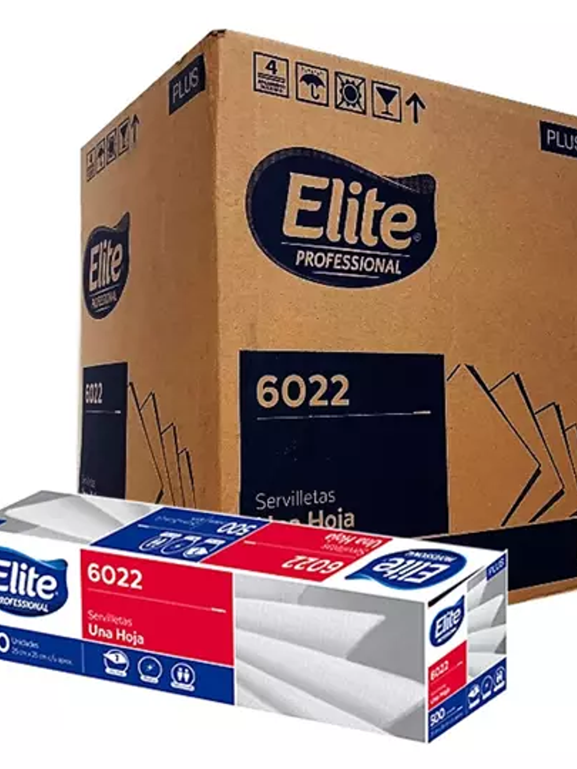 Servilletas de mesa color blanco Elite, 1