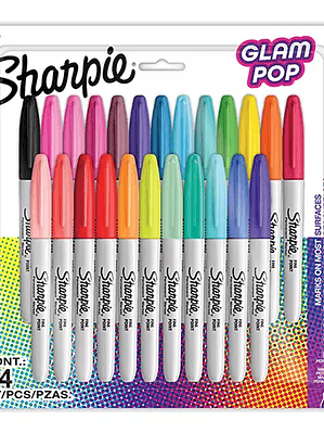 Marcador permanente Sharpie Glam Pop blí