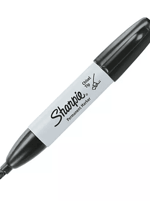 Marcador permanente Sharpie chisel negro
