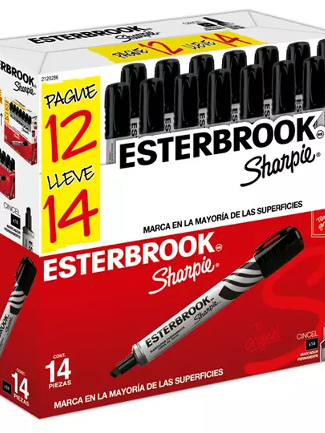 Marcador permanente Esterbrook color neg 1