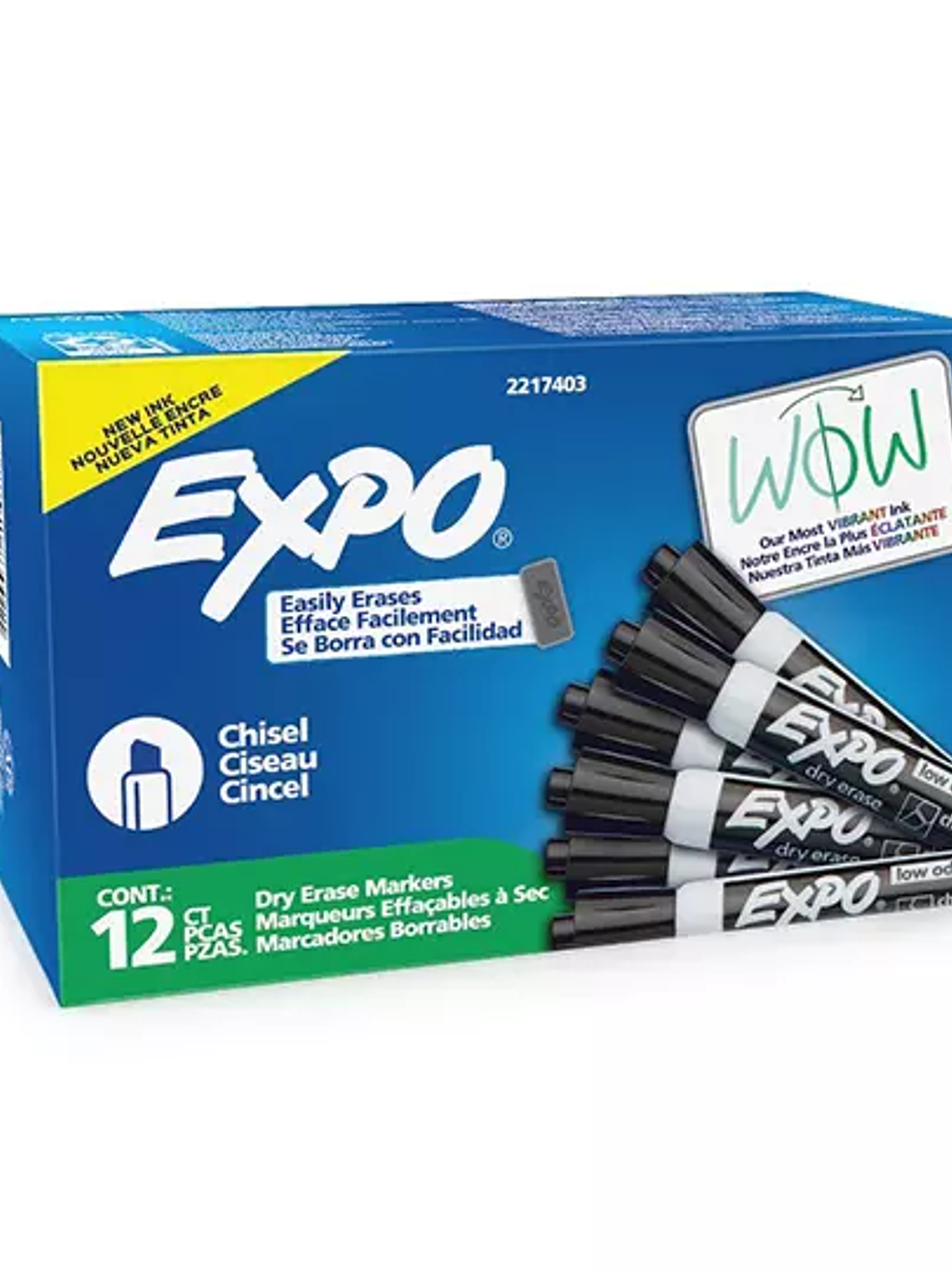 Marcador para pizarron Expo color negro 1