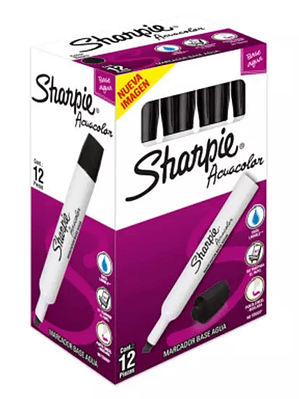 Sharpie acuacolor caja con 12 piezas col