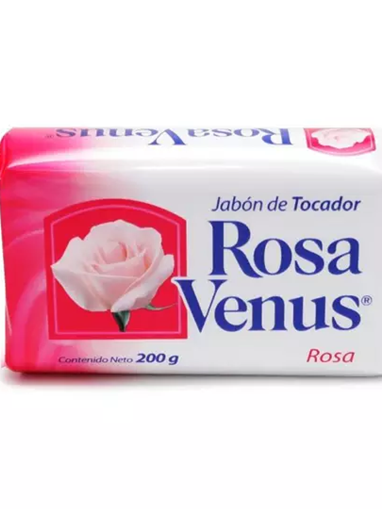 Jabon de tocador, rosa Venus de 200 gr. 1