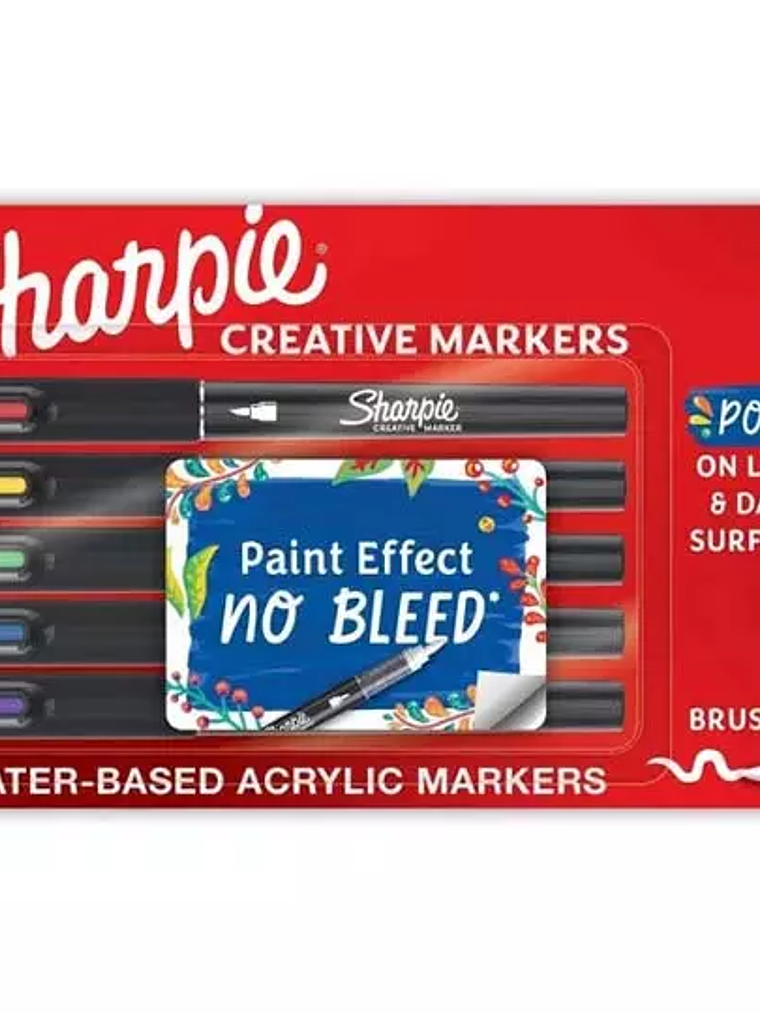 Marcador Sharpie creativo acrílico con 5 1
