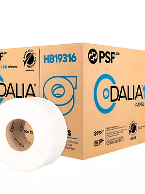 Papel Higiénico blanco Dalia, caja c/12