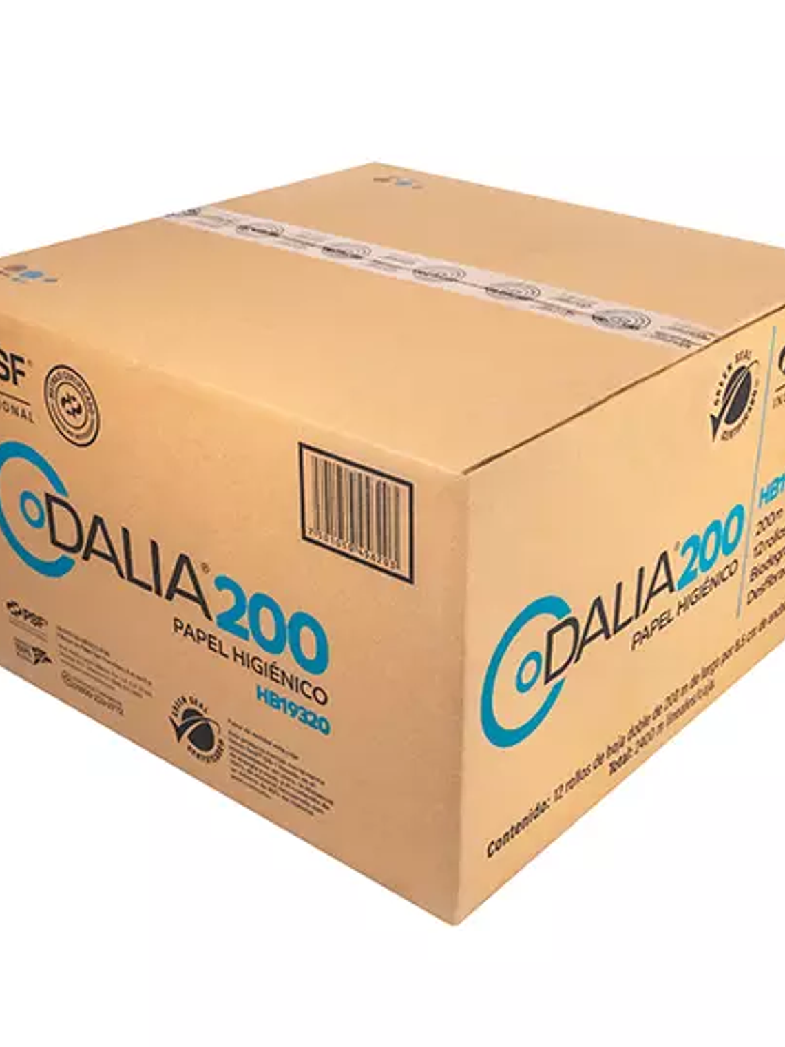 Papel Higiénico blanco Dalia, caja c/12 1