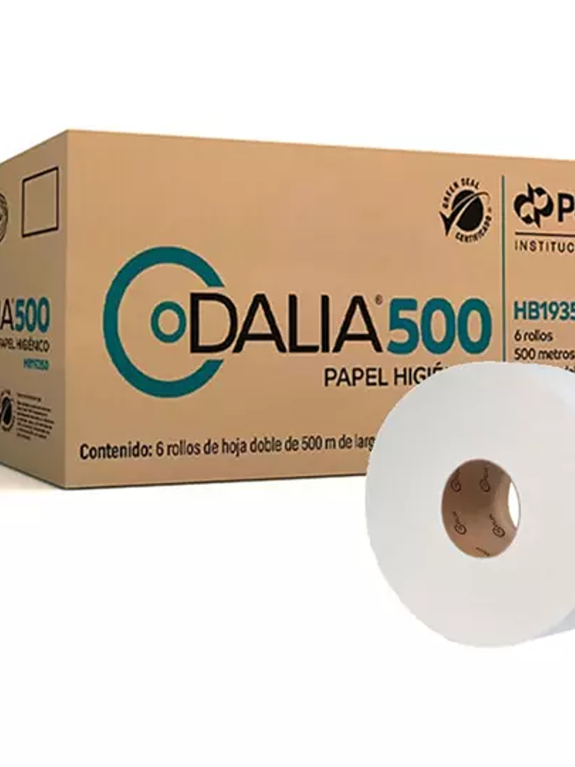 Papel Higiénico blanco Dalia,caja c/6 bo 1