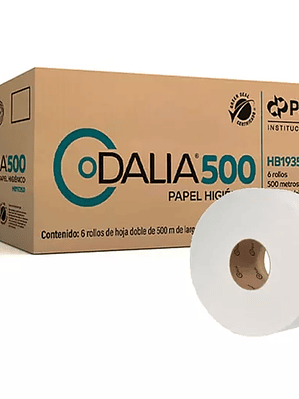 Papel Higiénico blanco Dalia,caja c/6 bo