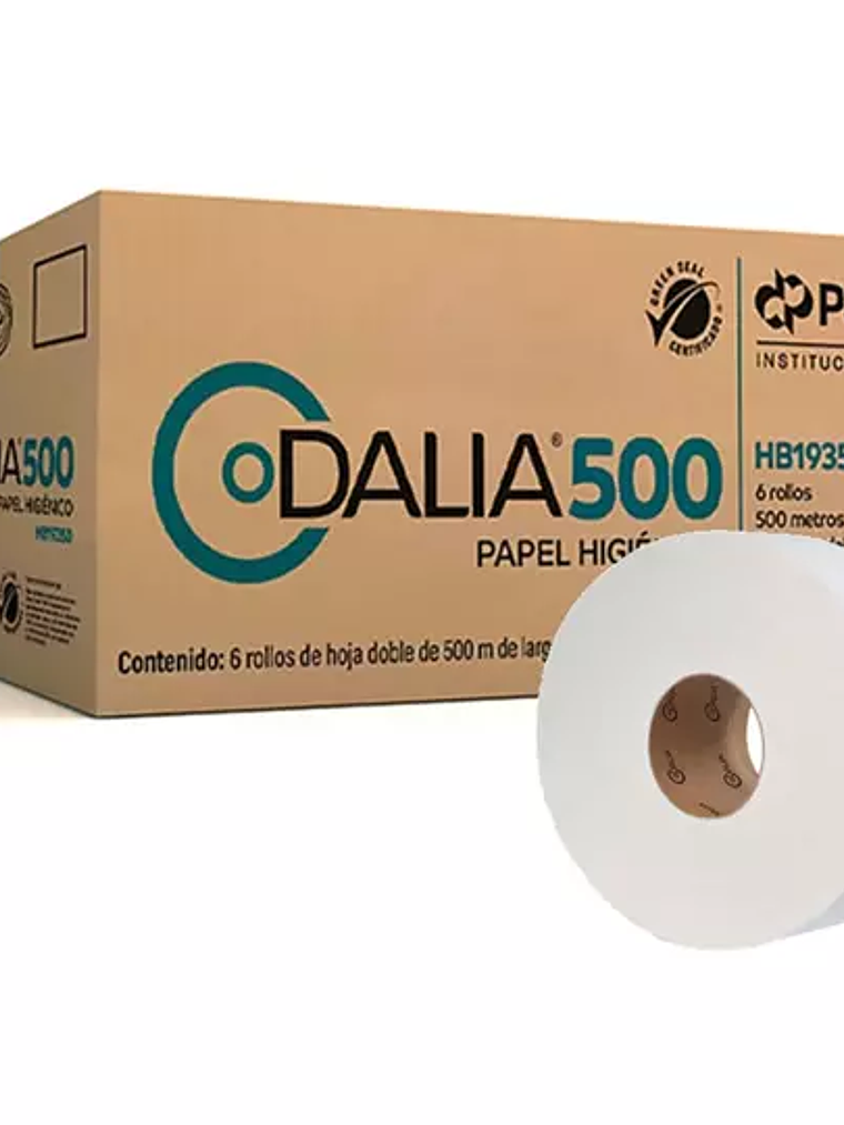 Papel Higiénico blanco Dalia,caja c/6 bo 1