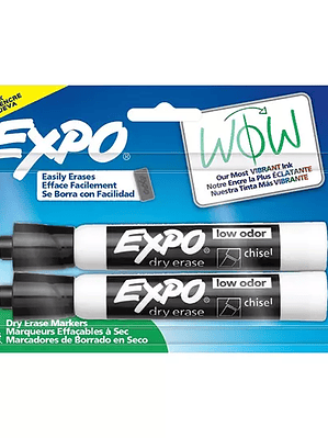 Marcador para pizarron Expo negro bliste