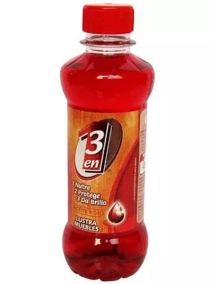 Aceite lustrador de madera 3 en 1 de 480