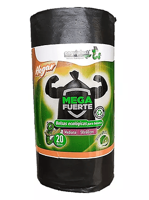 Bolsa mediana ANGUIPLAST, rollo con 20 b