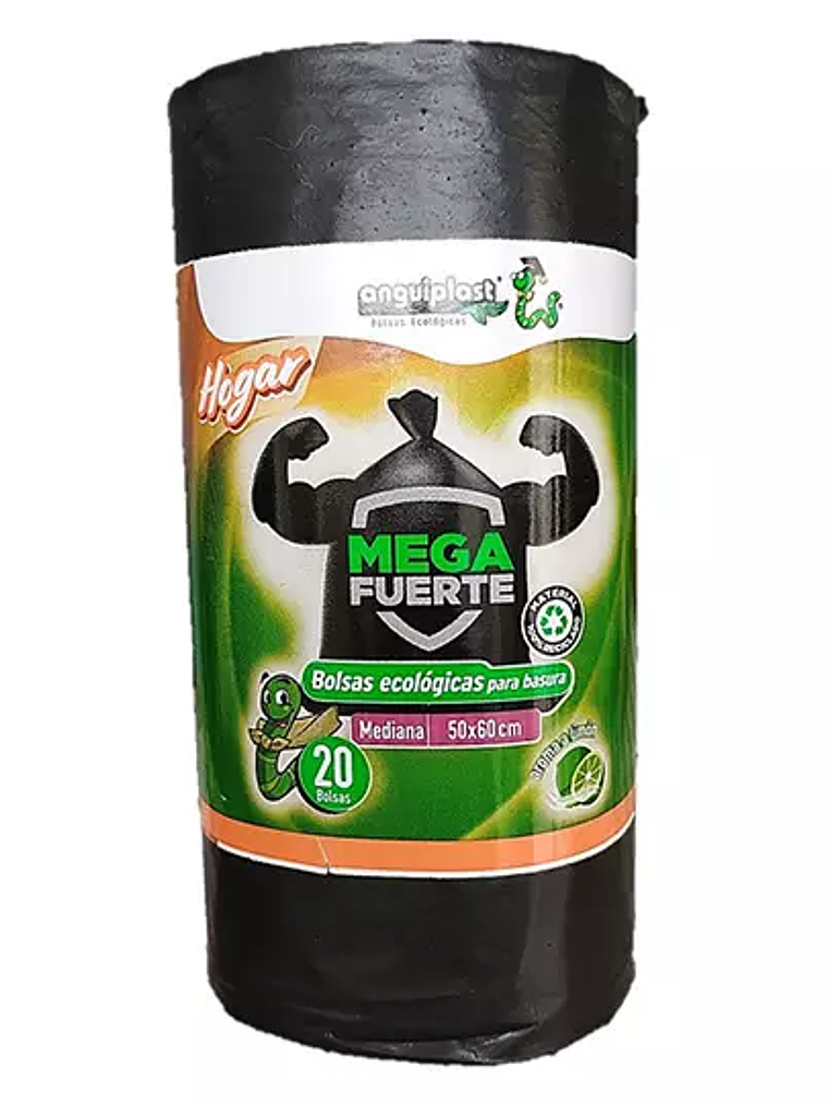 Bolsa mediana ANGUIPLAST, rollo con 20 b 1