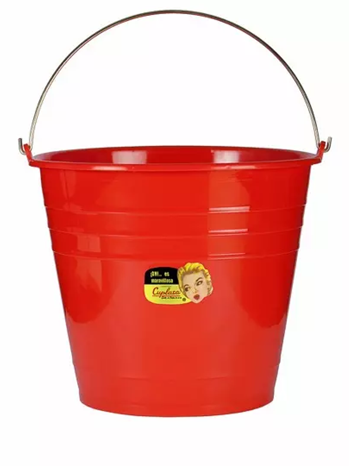 Cubeta rigida N. 16 de plastico para 14. 1