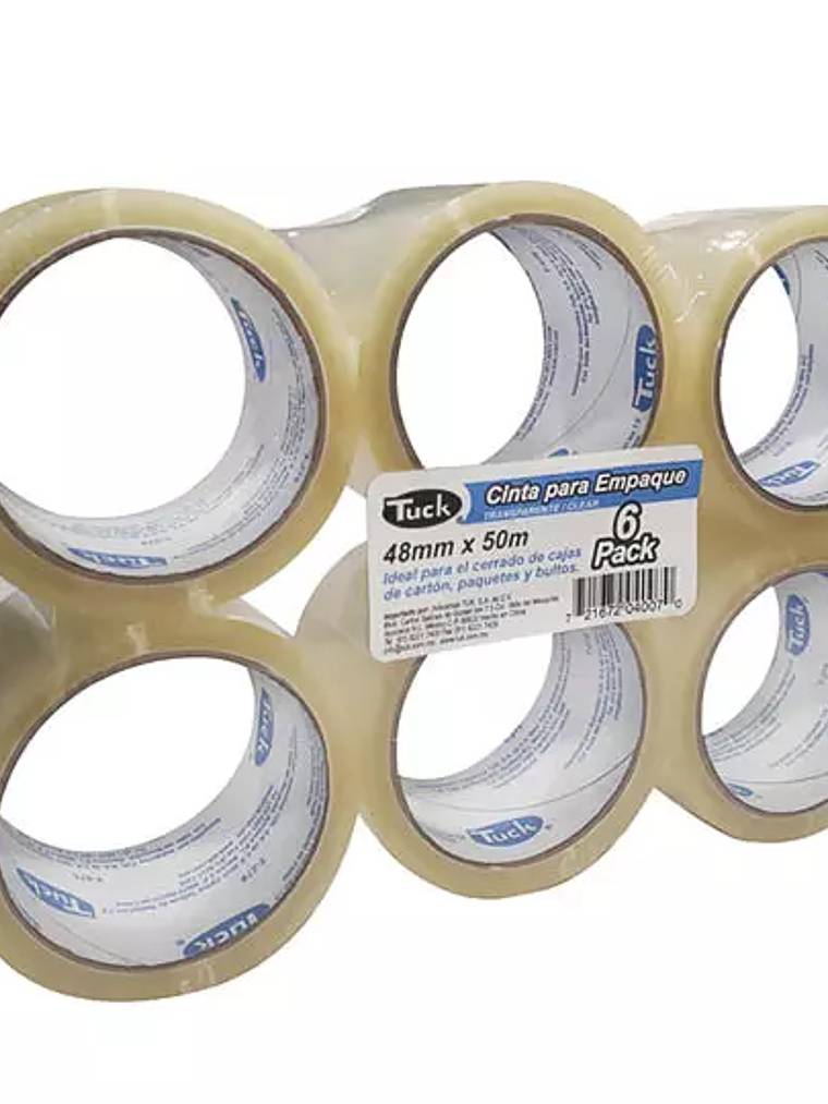 Cinta 278 de empaque TUK 48mm x 50m, tra 1